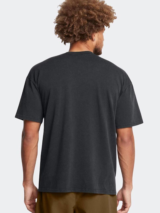 Under Armour Ua Heavyweight T-shirt Μαυρο