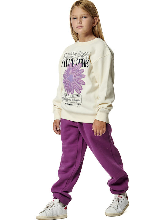 Body Action Kinder-Sweatshirt Sugar Ecru