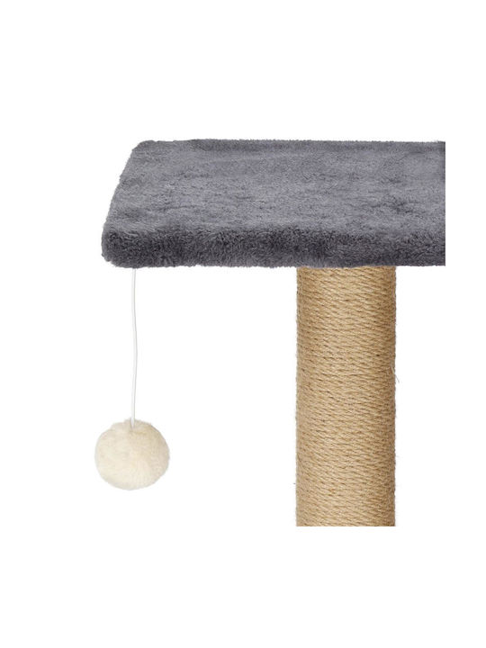 Cat Playset Scratching Post Hammock Ball 121cm Graphite