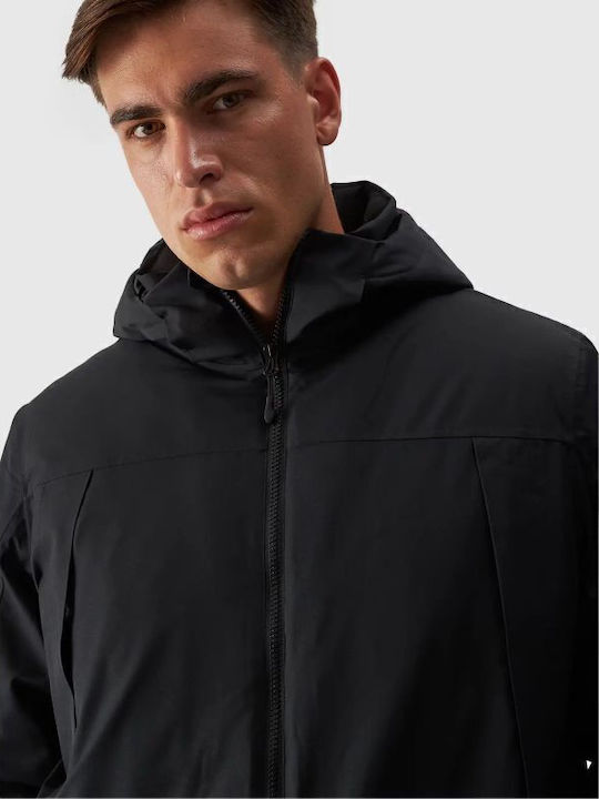 Winter Jacket Parka Waterproof and Windproof Black