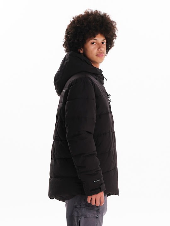 Winter Jacket Puffer Waterproof and Windproof Black