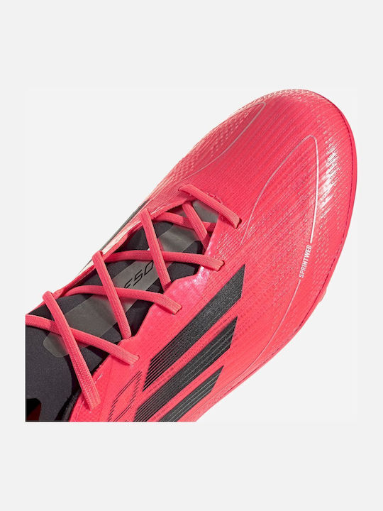 F50 Pro FG Kids Molded Soccer Shoes Turbo / Aurora Black / Platinum Metallic