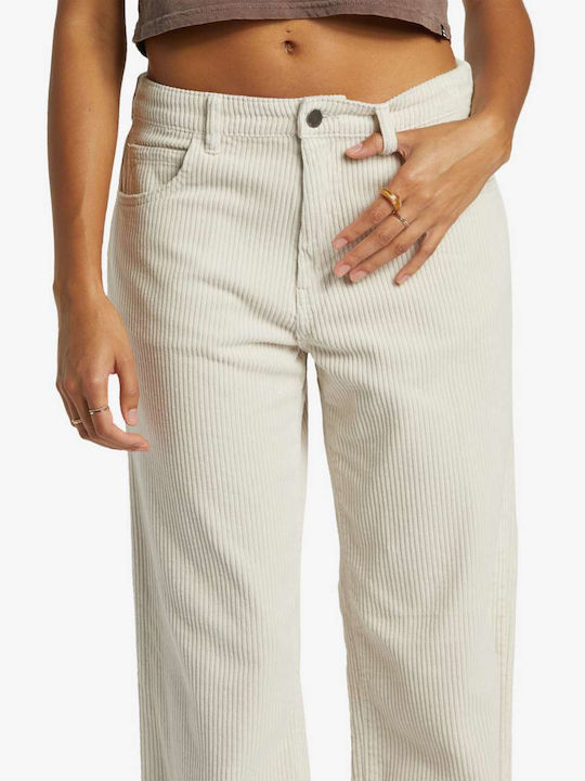 Women's Jean Trousers Moonlight White