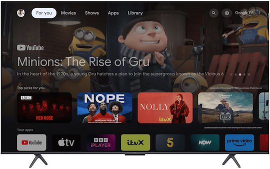 TCL Smart Τηλεόραση 65" 4K UHD QLED C655 HDR (2024) 65C655
