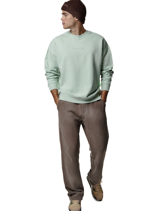 Sweatpants without Elastic Faded Effect