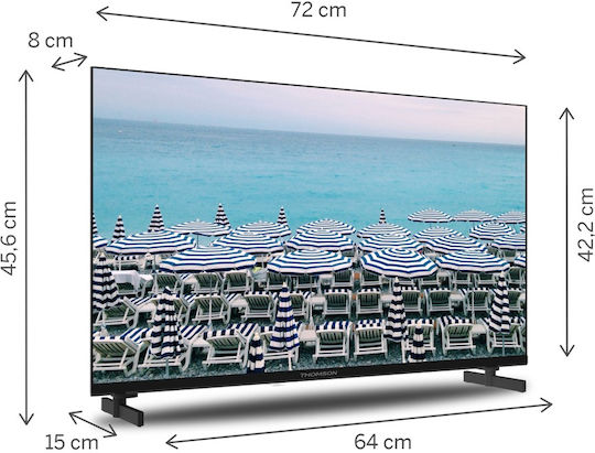 Thomson Τηλεόραση 32" HD Ready LED 32HD2S13 (2023)