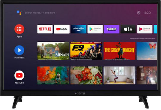 Kydos Smart Τηλεόραση 32" HD Ready LED K32AH22SD0112V HDR (2023)