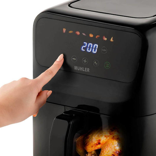 Muhler Friteuză cu aer 5lt Negru MFX-515