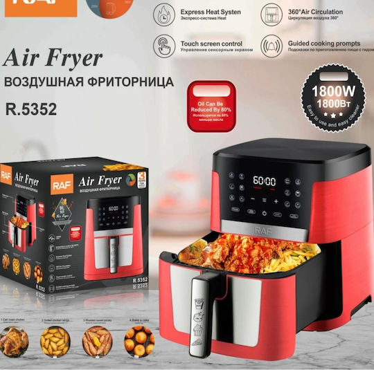 Raf R5352 Heißluftfritteuse 9Es Rot