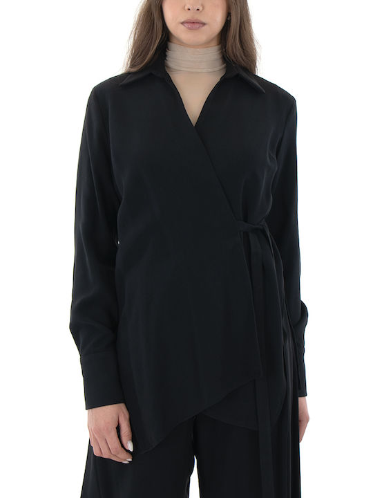 Moutaki Women's Long Sleeve Shirt Black