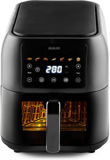 Muhler Air Fryer 8lt Μαύρο MFX-815