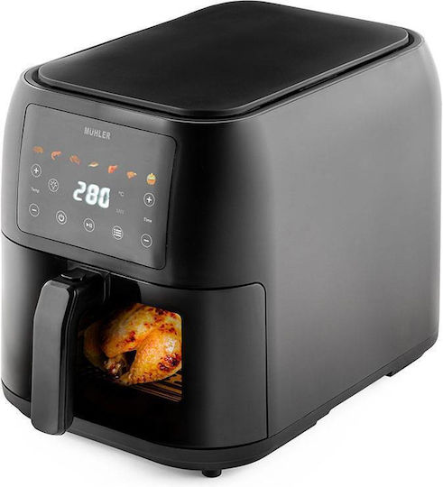 Muhler Air Fryer 8lt Μαύρο MFX-815