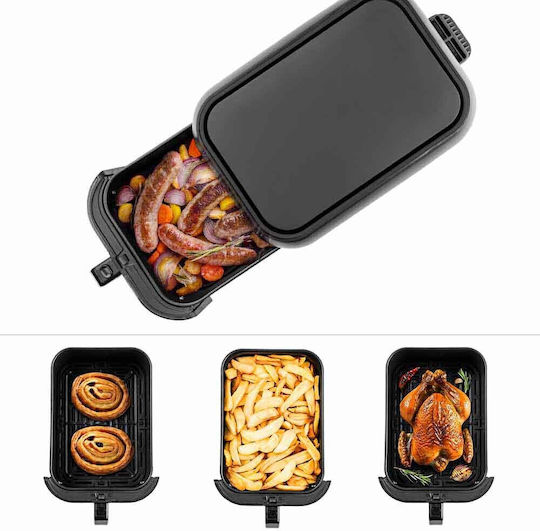 Muhler Air Fryer 8lt Μαύρο MFX-815