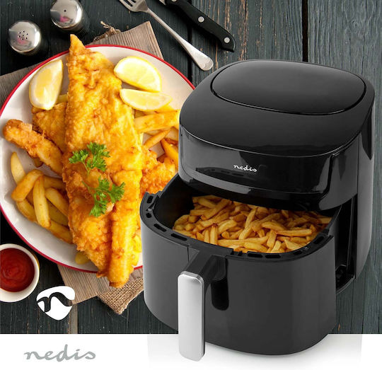 Nedis Heißluftfritteuse mit Wi-Fi 7.2Es Schwarz KAAF170BK