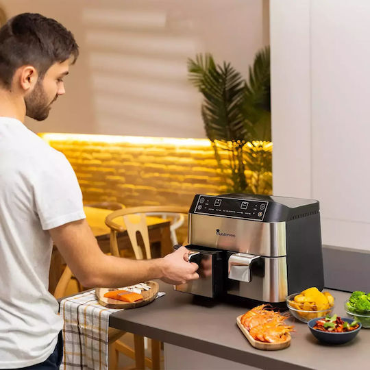 MasterPro Air Fryer 7.6lt Ασημί BGMP-9155-BK