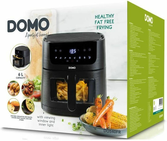 Domo Air Fryer 6lt Black DO540FR