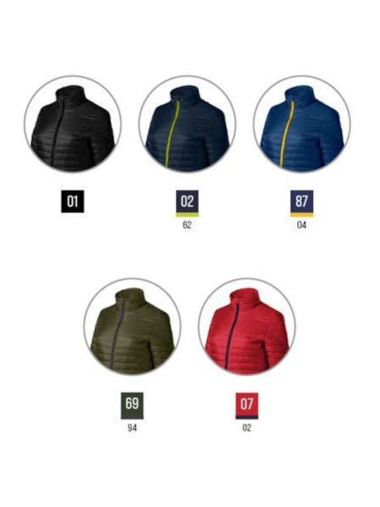 Scurtă Jachetă de femei Puffer Waterproof Black