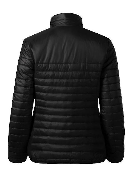 Scurtă Jachetă de femei Puffer Waterproof Black