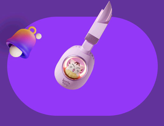 Kiddoboo Delulu Fără fir Bluetooth On Ear Căști cu 6 ore de Funcționare Aurii