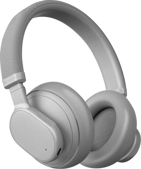 Forcell F-AUDIO Touch Beat Ασύρματα Bluetooth On Ear Ακουστικά με 30 ώρες Λειτουργίας Γκρι