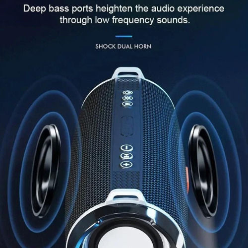 T&G TG-192 Ηχείο Bluetooth 20W με Ραδιόφωνο και Διάρκεια Μπαταρίας έως 8 ώρες Μαύρο