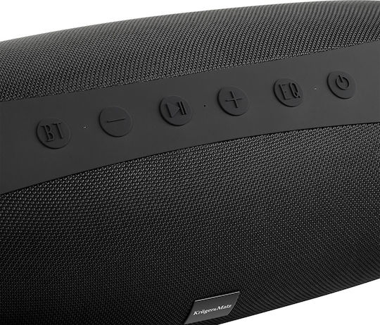 Kruger & Matz Explorer + Αδιάβροχο Ηχείο Bluetooth 15W με Ραδιόφωνο και Διάρκεια Μπαταρίας έως 8 ώρες Μαύρο