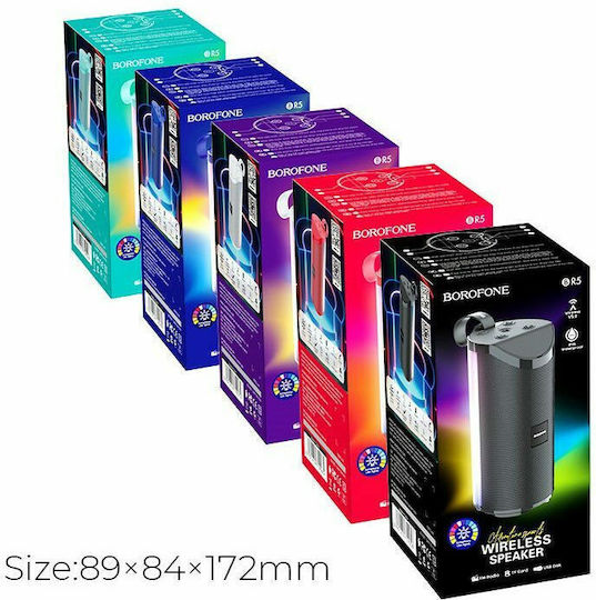 Borofone BR15 Bluetooth Speaker 10W with Radio and Battery Life up to 2.5 hours Blue