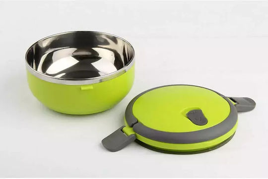 Veltihome Cutie pentru Mâncare Termos Inox Verde 700ml 1buc