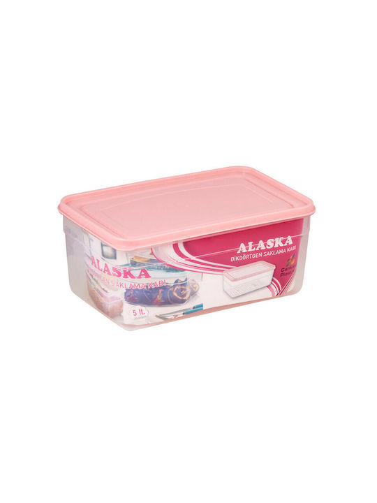 TnS Lunchbox Kunststoff Rosa 5000ml 1Stück