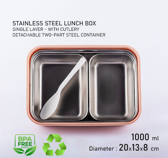 AGC Set Lunch Boxes Orange 2 Pieces AGC Set Lunch Boxes Orange 2 Pieces