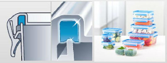 Tefal Clip & Close Δοχείο Φαγητού Πλαστικό Μπλε 250ml