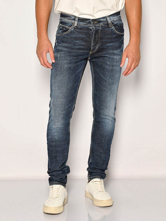 Men's Jeans Pants with Slim Fit Blue