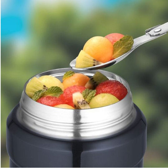 Thermos Δοχείο Φαγητού Inox Θερμός Γκρι 470ml