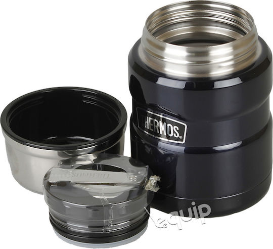 Thermos Δοχείο Φαγητού Inox Θερμός Γκρι 470ml