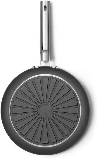 Smeg Τηγάνι από Ανοξείδωτο Ατσάλι με Αντικολλητική Επίστρωση 30cm