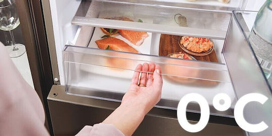 Candy Fridge-Freezer 279lt NoFrost H182.5xW54.5xD60.2cm Black CNCQ2T518EB