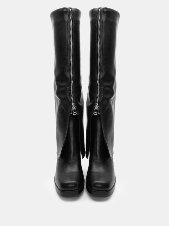 Luigi Women's Boots with High Heel Black