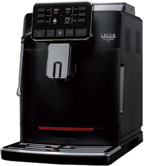 Gaggia Cadorna Barista Plus Αυτόματη Μηχανή Espresso 1400W Πίεσης 15bar με Μύλο Άλεσης Μαύρη RI9602/01