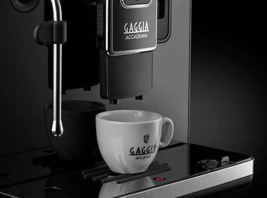 Gaggia Accademia Automatic Espresso Coffee Machine 1500W Pressure 15bar for Cappuccino with Grinder Black RI9781/01