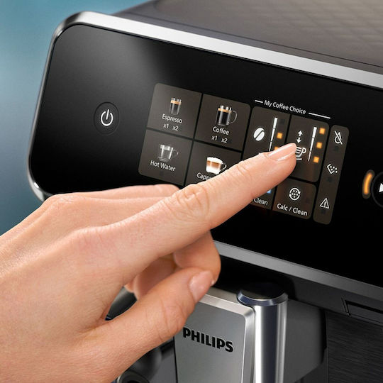 Philips Seria 2300 Automat Espressoare Putere 1500W Presiune 15bar Pentru Cappuccino Cu Râșniță Neagră EP2331/10