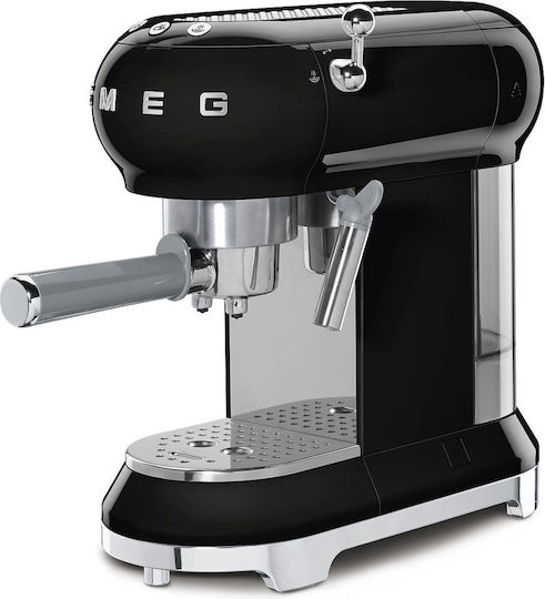 Smeg 1350W Налягане 15бар Черна ECF01BLEU