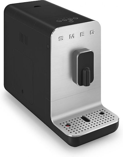 Smeg Automatic Espresso Machine 1350W Pressure 19bar with Grinder Black BCC01BLMEU
