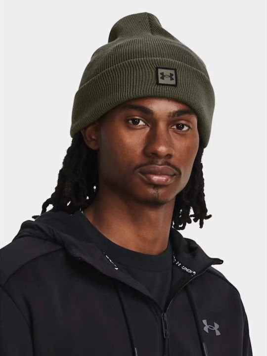 Halftime Beanie Unisex Σκούφος Πλεκτός σε Πράσινο χρώμα