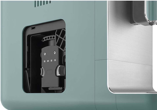 Smeg Automatische Espressomaschine 1350W Druck 19bar mit Mahlwerk Blau BCC02EGMEU