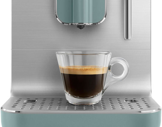 Smeg Automatische Espressomaschine 1350W Druck 19bar mit Mahlwerk Blau BCC02EGMEU
