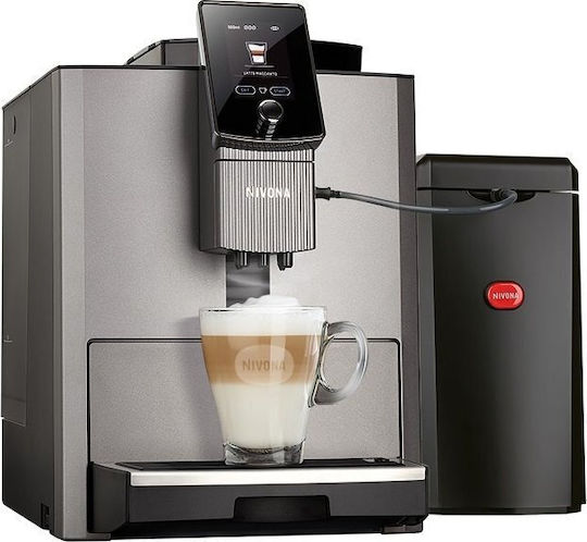 Nivona CafeRomatica 1040 Αυτόματη Μηχανή Espresso 2700W Πίεσης 15bar με Μύλο Άλεσης Ασημί