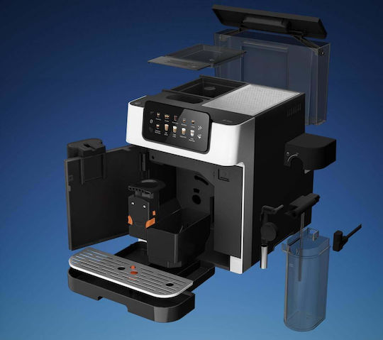Beko Automatische Espressomaschine 1350W Druck 19bar mit Mahlwerk Schwarz CEG7304X