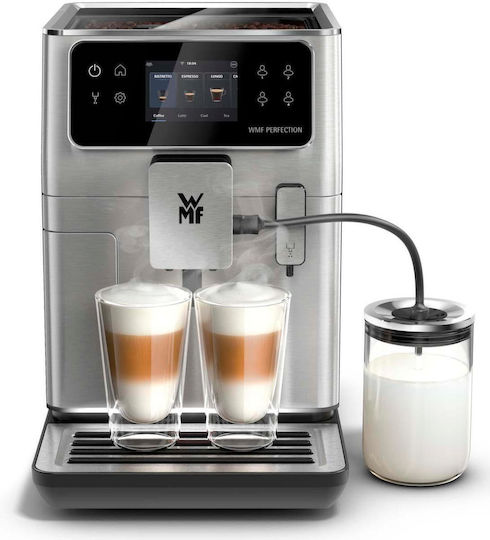 WMF Perfection 660 Automatische Espressomaschine 1550W Druckreiniger 15bar mit Mahlwerk Türkis CP813D