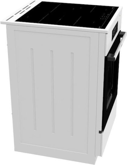 Gorenje Herd 70Es mit Induktionskochfeldern B50cm. Weiß