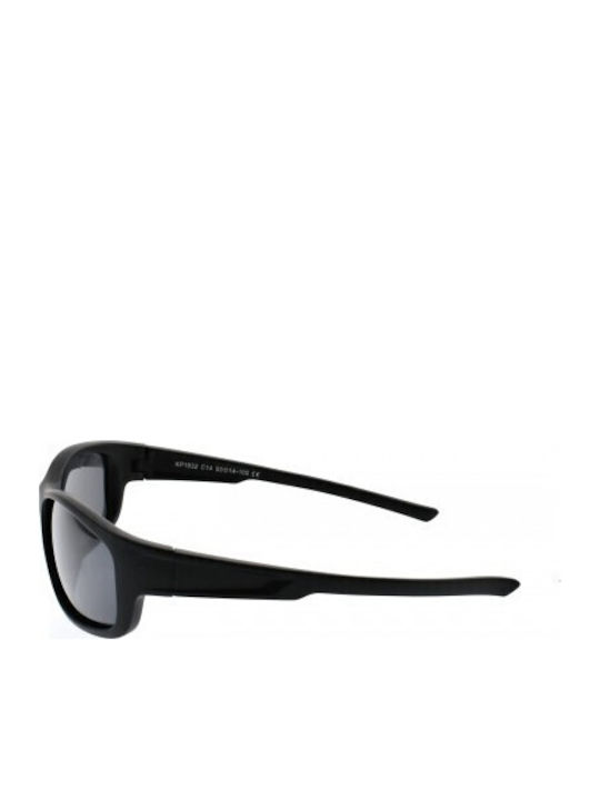 King Pinguin Παιδικά Γυαλιά Ηλίου με Polarized Φακό Μαύρα